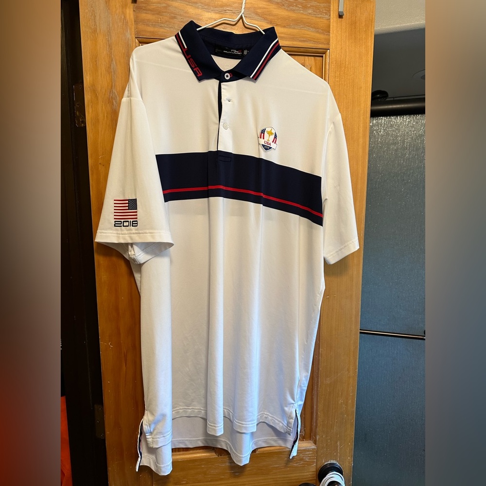 Ryder Cup RLX Ralph Lauren polo Ryder Cup 2018 Golf Shirt Size XL